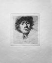 Rembrandt Van Rijn prints, Self portrait