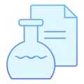 Remedy flat icon. Mixture blue icons in trendy flat style. Medical bottle gradient style design, designed for web and