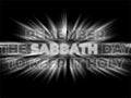 Remember the Sabbath Day to Keep it Holy - Bible motivation quote poster