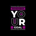 Remember your goal typography