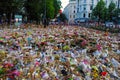 Rememberance of terror victims in Oslo Royalty Free Stock Photo