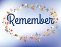 Remembrance card