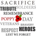 Remembrance day Royalty Free Stock Photo