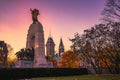 National War Memorial, Confederation Square in autumn, Ottawa, Ontario, Canada Royalty Free Stock Photo