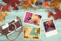 Remembrance and nostalgia in autumn Royalty Free Stock Photo