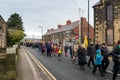 The Remembrance Parade on Remembrance Sunday 2016 in Wrexham Wales