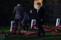 Remembrance sunday war memorial edinburgh Royalty Free Stock Photo