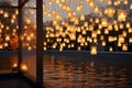 Remembrance Wall of Floating Lanterns A
