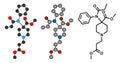 Remifentanil anaesthetic and analgesic drug molecule