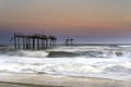 Remnants of the Frisco Pier Royalty Free Stock Photo