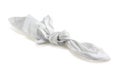 Reminder, knot in handkerchief isolated with shadow on white, c Royalty Free Stock Photo