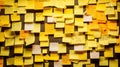 reminder yellow post it notes Royalty Free Stock Photo