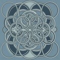 Reminiscent of mandala designs, often used for meditation and rela Royalty Free Stock Photo