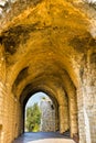 Remnants of Crusader castle in Israel