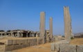 Remnants of Hampi ruins in Karnataka state India