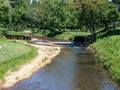 Dam Failure at Kapp`s Mill in Dobson, North Carolina Royalty Free Stock Photo