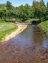 Dam Failure at Kapp`s Mill in Dobson, North Carolina Royalty Free Stock Photo