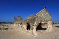 Remnants of the old Dhanushkodi city buildings.