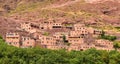 Remote Berber village in the Atlas mountain in Morocco Royalty Free Stock Photo