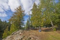 Remote Campsite in the North Woods