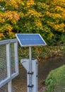 Remote charging with solar panel