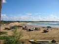 The remote coastline of Sodwana Bay in northern KwaZulu Natal Royalty Free Stock Photo