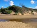 The remote coastline of Sodwana Bay in northern KwaZulu Natal
