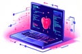 remote code execution rce a visual of code being remotely input Royalty Free Stock Photo