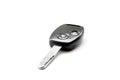 Remote control car key on white background Royalty Free Stock Photo