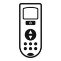 Remote control conditioner icon, simple style