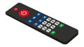 Modern TV Remote Control with Multicolored Buttons Royalty Free Stock Photo