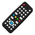 Remote Control Flat Icon Isolated on White