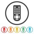 Remote control flat icon. Modern flat icon Royalty Free Stock Photo