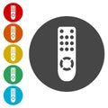 Remote control flat icon. Modern flat icon Royalty Free Stock Photo