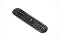 Remote control for television operations on a white background Royalty Free Stock Photo