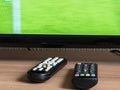 Remote control and tv