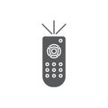 Remote control vector icon, isolated on white background Royalty Free Stock Photo