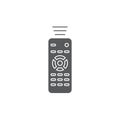 Remote control vector icon, isolated on white background Royalty Free Stock Photo