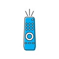 Remote control vector icon, isolated on white background Royalty Free Stock Photo