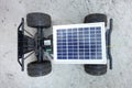 Remote control vehicles, prototypes of solar energy Royalty Free Stock Photo