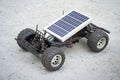 Remote control vehicles, prototypes of solar energy Royalty Free Stock Photo