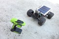 Remote control vehicles, prototypes of solar energy Royalty Free Stock Photo