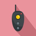 Remote controller icon, flat style