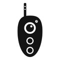 Remote controller icon, simple style