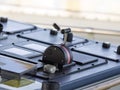 Remote engine speed control in the bridge of vessel Royalty Free Stock Photo