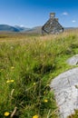 Remote house in tranquil landscape