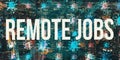 Remote Jobs theme with night cityscape