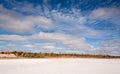 Lake Hart in rural Australia Royalty Free Stock Photo