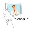 Remote medicine application tablet, telehealth