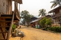 Remote rural ethnic village Laos